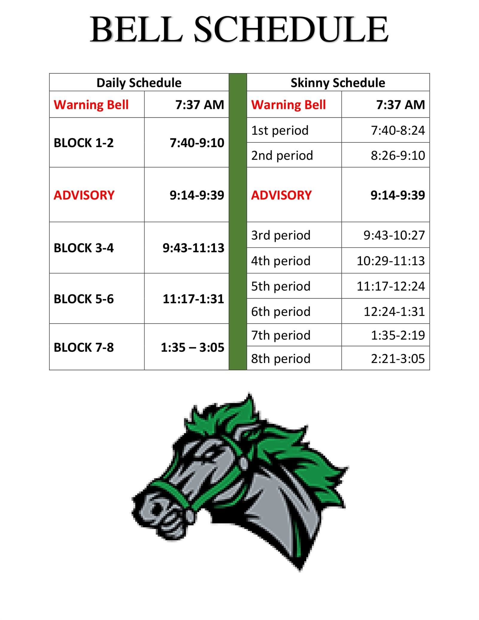 Schedule